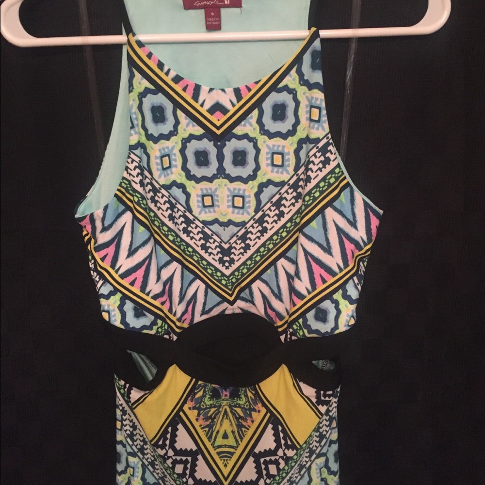 Cut out maxi dress